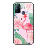 Custodia per telefono in vetro verniciato colorato, For OnePlus Nord N100