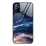 Custodia per telefono in vetro verniciato colorato, For OnePlus Nord N100