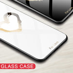 Custodia per telefono in vetro verniciato colorato, For OnePlus Nord N100