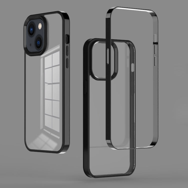 Custodia per telefono fantasma con telaio elettrolitico 3 in 1, For iPhone 14, For iPhone 14 Plus, For iPhone 14 Pro, For iPhone 14 Pro Max