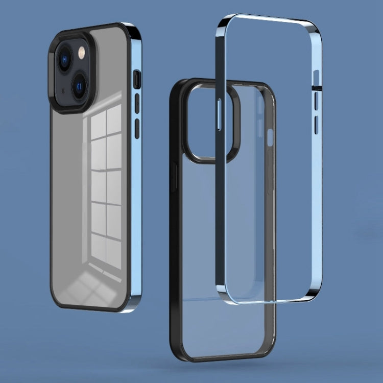 Custodia per telefono fantasma con telaio elettrolitico 3 in 1, For iPhone 14, For iPhone 14 Plus, For iPhone 14 Pro, For iPhone 14 Pro Max