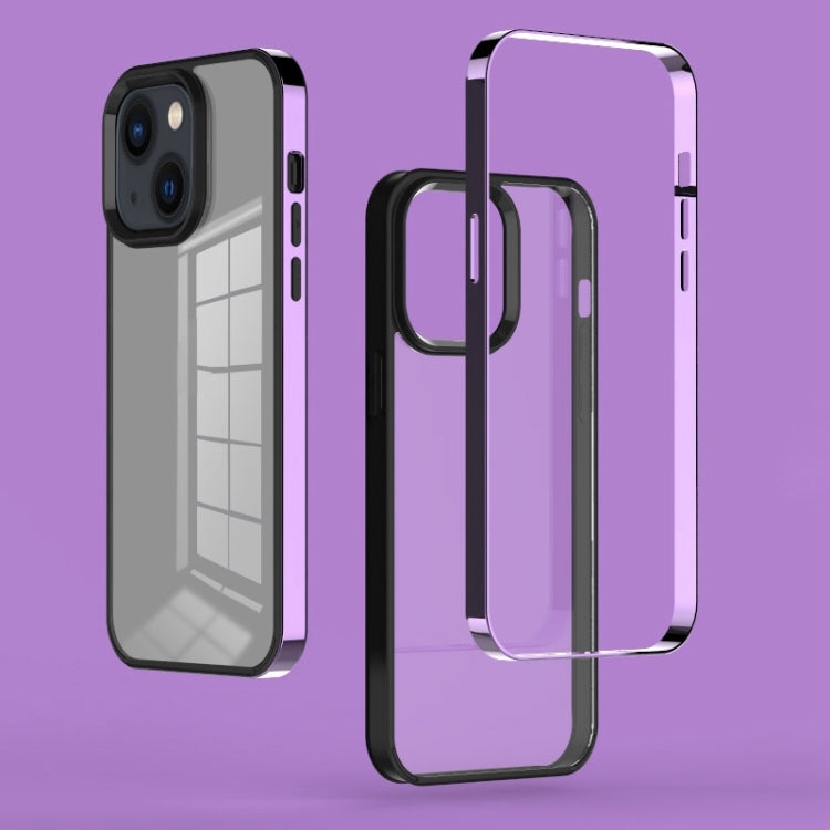 Custodia per telefono fantasma con telaio elettrolitico 3 in 1, For iPhone 14, For iPhone 14 Plus, For iPhone 14 Pro, For iPhone 14 Pro Max