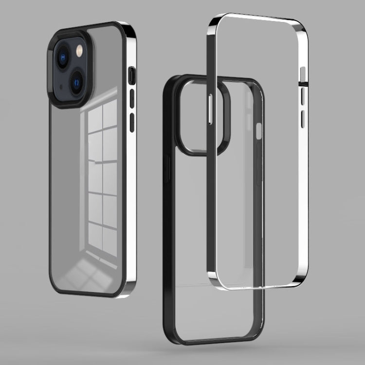 Custodia per telefono fantasma con telaio elettrolitico 3 in 1, For iPhone 14, For iPhone 14 Plus, For iPhone 14 Pro, For iPhone 14 Pro Max