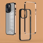 Custodia per telefono fantasma con telaio elettrolitico 3 in 1, For iPhone 14, For iPhone 14 Plus, For iPhone 14 Pro, For iPhone 14 Pro Max
