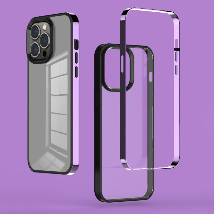 Custodia per telefono fantasma con telaio elettrolitico 3 in 1, For iPhone 14, For iPhone 14 Plus, For iPhone 14 Pro, For iPhone 14 Pro Max
