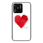 Custodia per telefono in vetro verniciato colorato, For Xiaomi Redmi 10C