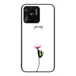 Custodia per telefono in vetro verniciato colorato, For Xiaomi Redmi 10C