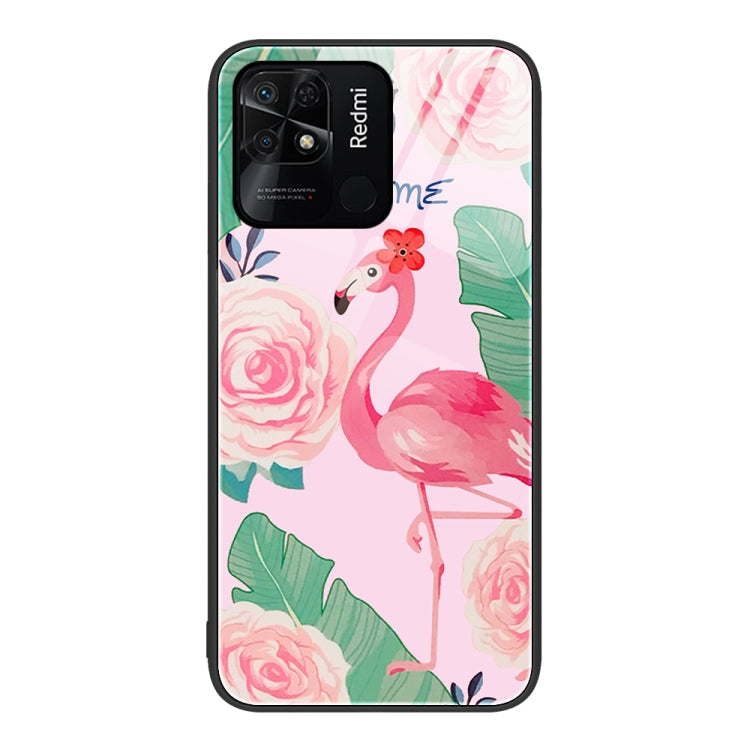 Custodia per telefono in vetro verniciato colorato, For Xiaomi Redmi 10C