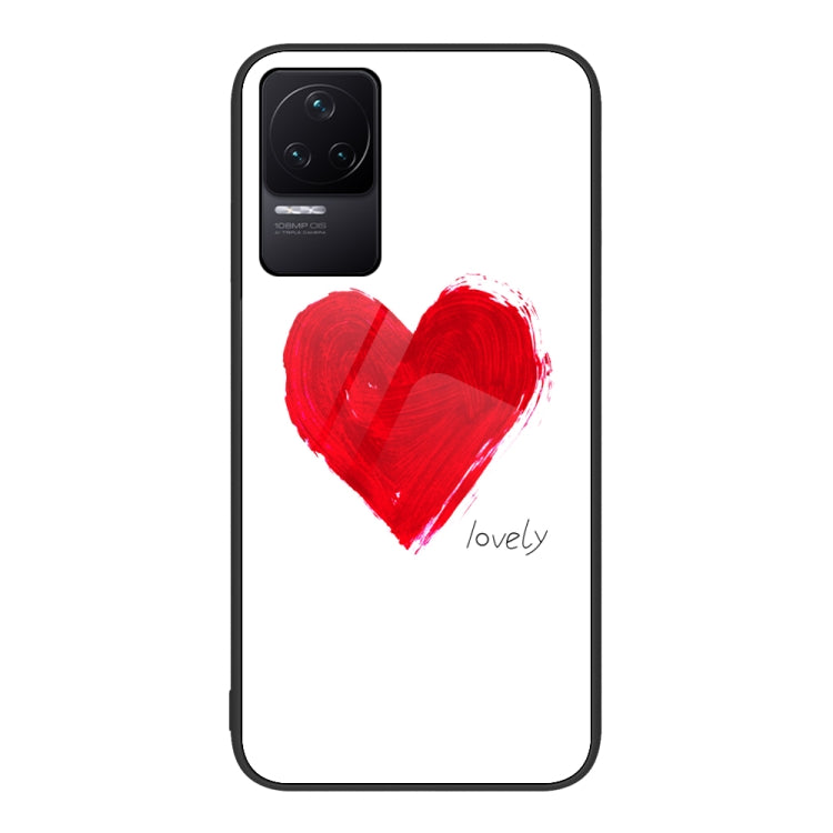 Custodia per telefono in vetro verniciato colorato, For Xiaomi Redmi K50 Pro