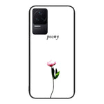 Custodia per telefono in vetro verniciato colorato, For Xiaomi Redmi K50 Pro