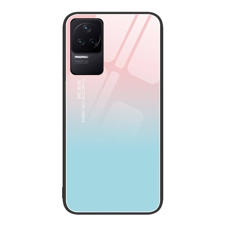 Custodia per telefono in vetro verniciato colorato, For Xiaomi Redmi K50 Pro