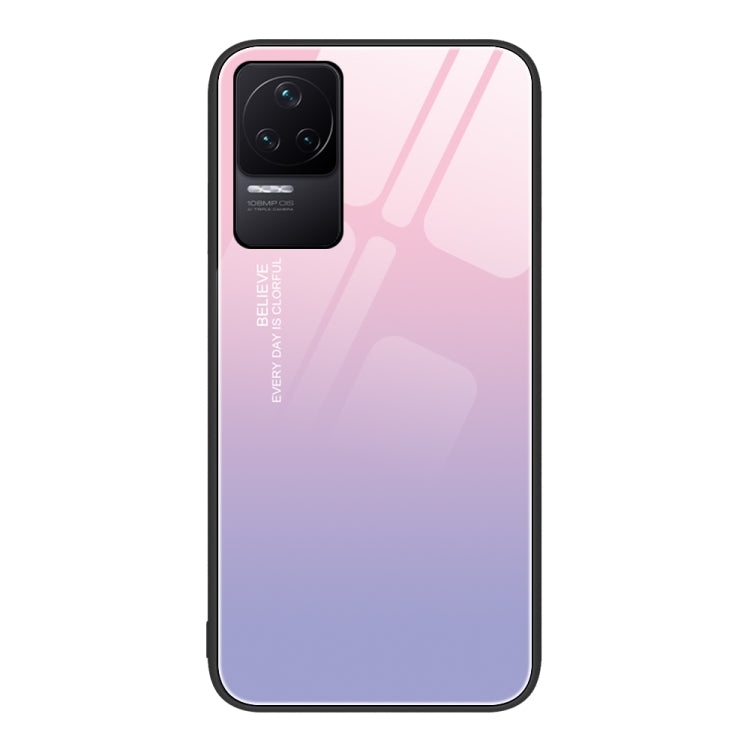 Custodia per telefono in vetro verniciato colorato, For Xiaomi Redmi K50 Pro