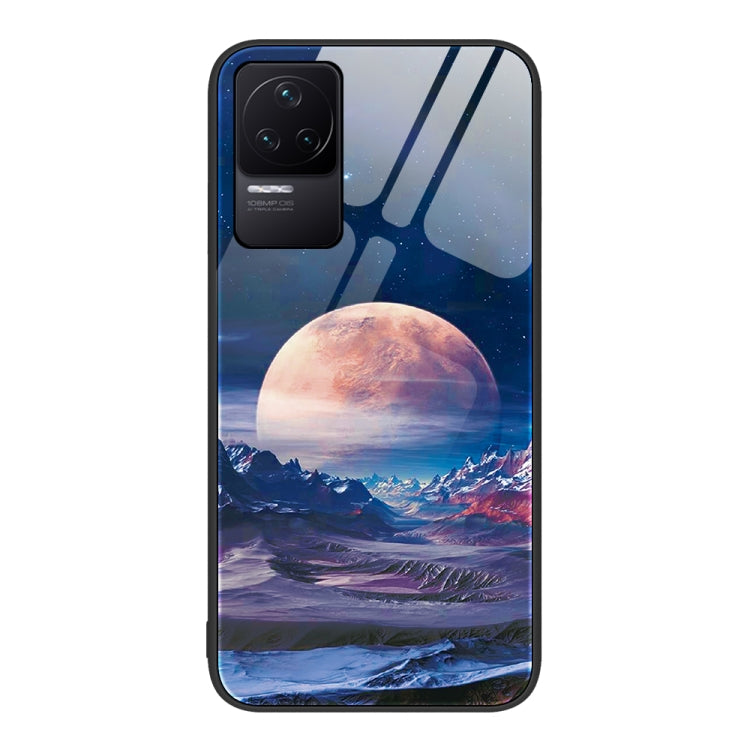 Custodia per telefono in vetro verniciato colorato, For Xiaomi Redmi K50 Pro