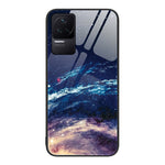 Custodia per telefono in vetro verniciato colorato, For Xiaomi Redmi K50 Pro