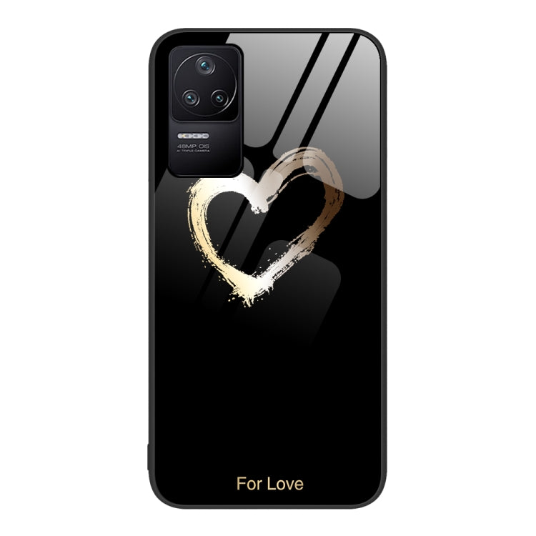 Custodia per telefono in vetro verniciato colorato, For Xiaomi Redmi K50