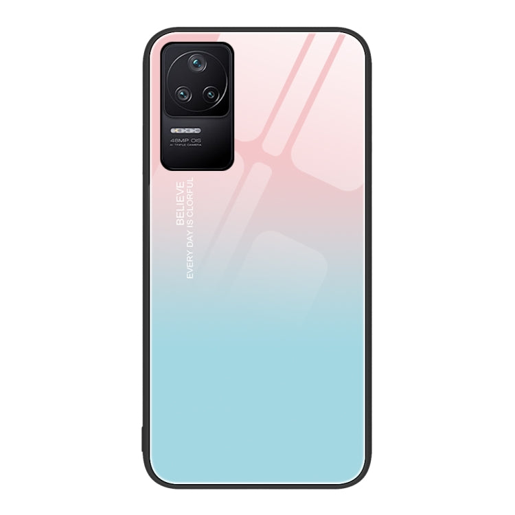 Custodia per telefono in vetro verniciato colorato, For Xiaomi Redmi K50