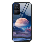 Custodia per telefono in vetro verniciato colorato, For Xiaomi Redmi K50