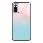 Custodia per telefono in vetro verniciato colorato, For Xiaomi Redmi Note 10 Pro 4G