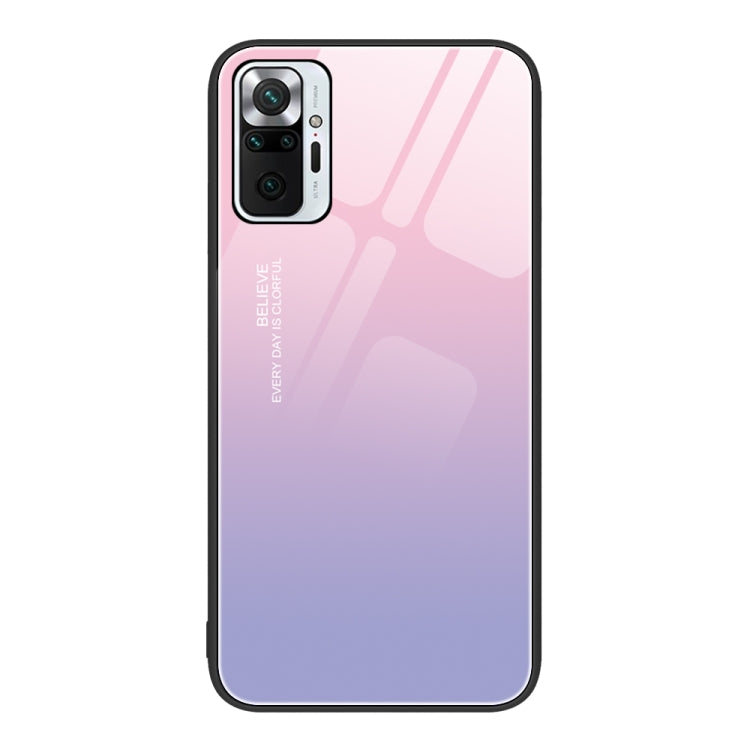 Custodia per telefono in vetro verniciato colorato, For Xiaomi Redmi Note 10 Pro 4G