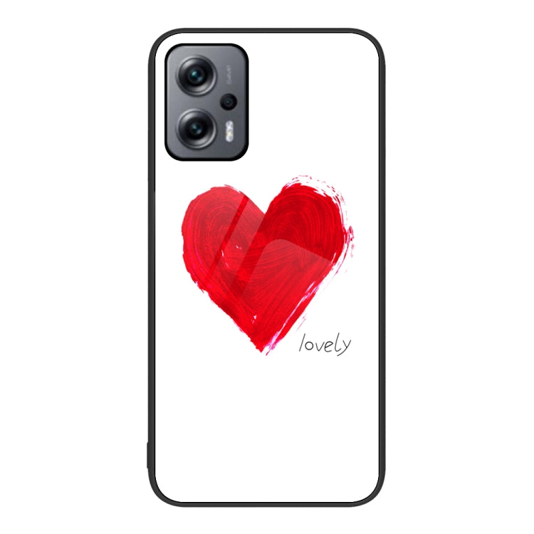 Custodia per telefono in vetro verniciato colorato, For Xiaomi Redmi Note 11T Pro