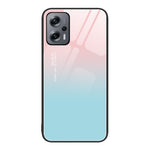 Custodia per telefono in vetro verniciato colorato, For Xiaomi Redmi Note 11T Pro