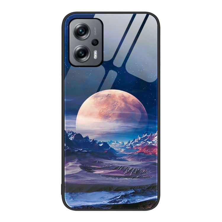 Custodia per telefono in vetro verniciato colorato, For Xiaomi Redmi Note 11T Pro