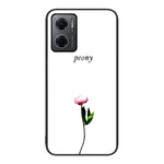 Custodia per telefono in vetro verniciato colorato, For Xiaomi Redmi Note 11E