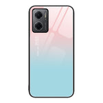Custodia per telefono in vetro verniciato colorato, For Xiaomi Redmi Note 11E