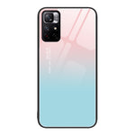Custodia per telefono in vetro verniciato colorato, For Xiaomi Redmi Note 11 5G