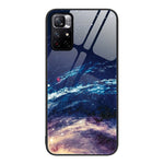 Custodia per telefono in vetro verniciato colorato, For Xiaomi Redmi Note 11 5G