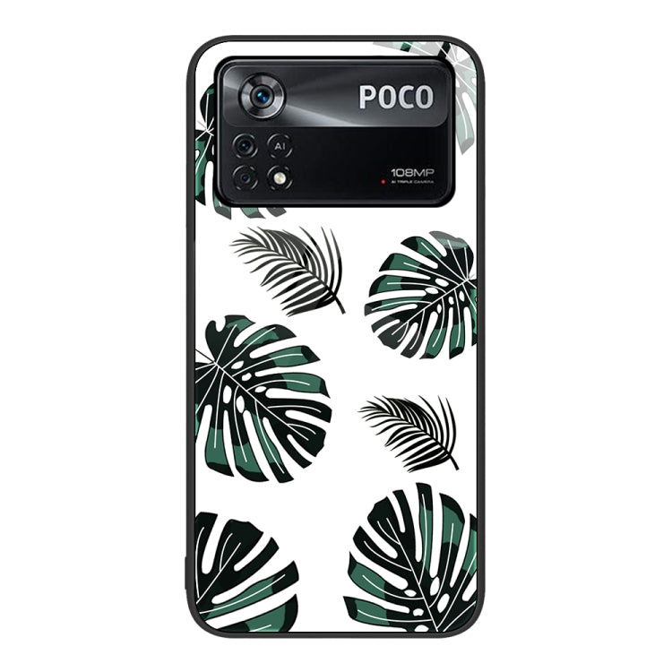 Custodia per telefono in vetro verniciato colorato, For Xiaomi Poco X4 Pro 5G
