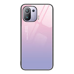 Custodia per telefono in vetro verniciato colorato, For Xiaomi Mi 11 Pro