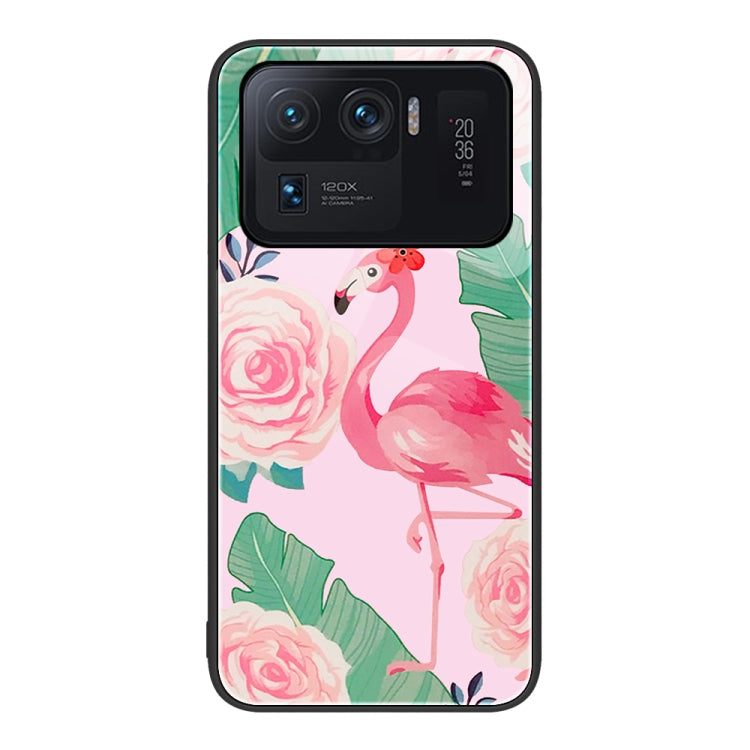 Custodia per telefono in vetro verniciato colorato, For Xiaomi Mi 11 Ultra
