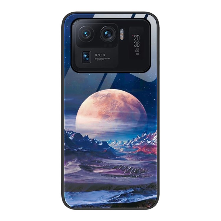 Custodia per telefono in vetro verniciato colorato, For Xiaomi Mi 11 Ultra