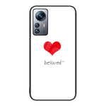 Custodia per telefono in vetro verniciato colorato, For Xiaomi 12 Pro