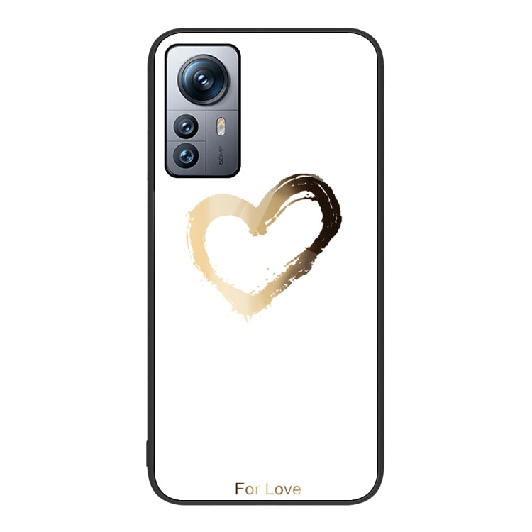 Custodia per telefono in vetro verniciato colorato, For Xiaomi 12 Pro