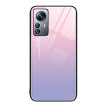 Custodia per telefono in vetro verniciato colorato, For Xiaomi 12 Pro