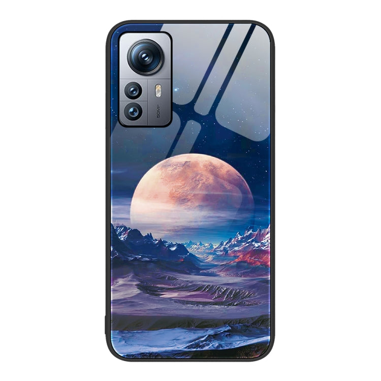 Custodia per telefono in vetro verniciato colorato, For Xiaomi 12 Pro