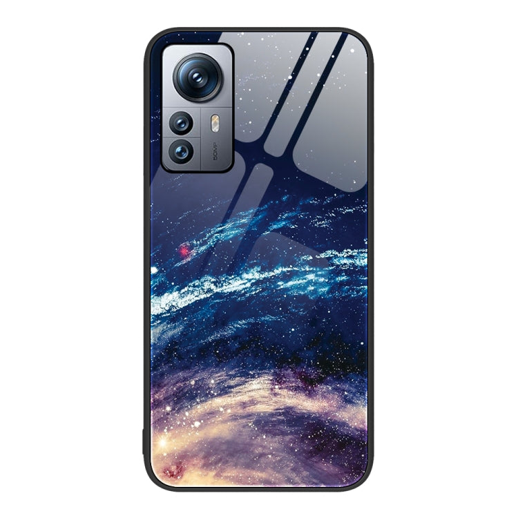 Custodia per telefono in vetro verniciato colorato, For Xiaomi 12 Pro