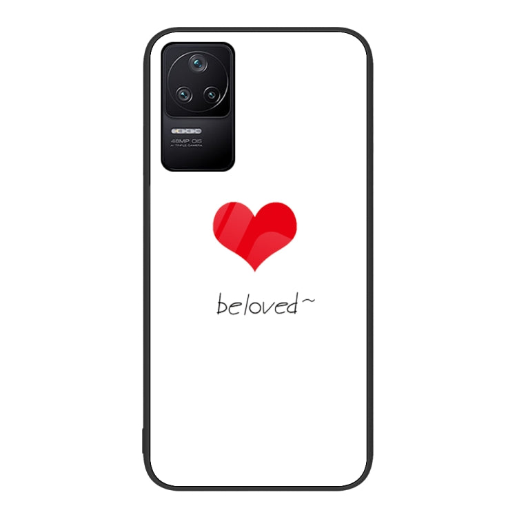 Custodia per telefono in vetro verniciato colorato, For Xiaomi Redmi K40S