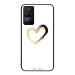Custodia per telefono in vetro verniciato colorato, For Xiaomi Redmi K40S