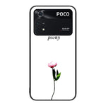 Custodia per telefono in vetro verniciato colorato, For Xiaomi Poco M4 Pro