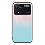 Custodia per telefono in vetro verniciato colorato, For Xiaomi Poco M4 Pro