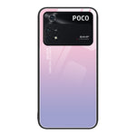 Custodia per telefono in vetro verniciato colorato, For Xiaomi Poco M4 Pro
