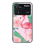 Custodia per telefono in vetro verniciato colorato, For Xiaomi Poco M4 Pro