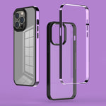Custodia per telefono fantasma con telaio elettrolitico 3 in 1, For iPhone 12 mini, For iPhone 12 / 12 Pro, For iPhone 12 Pro Max