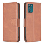 Custodia per telefono in pelle con trama in pelle di agnello, For Motorola Moto G42 4G, For Motorola Moto G62, For Nothing Phone 1, For OPPO A57 4G