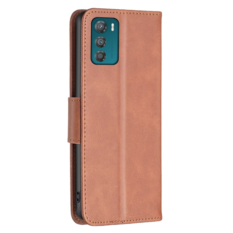 Custodia per telefono in pelle con trama in pelle di agnello, For Motorola Moto G42 4G, For Motorola Moto G62, For Nothing Phone 1, For OPPO A57 4G