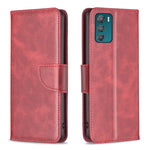 Custodia per telefono in pelle con trama in pelle di agnello, For Motorola Moto G42 4G, For Motorola Moto G62, For Nothing Phone 1, For OPPO A57 4G