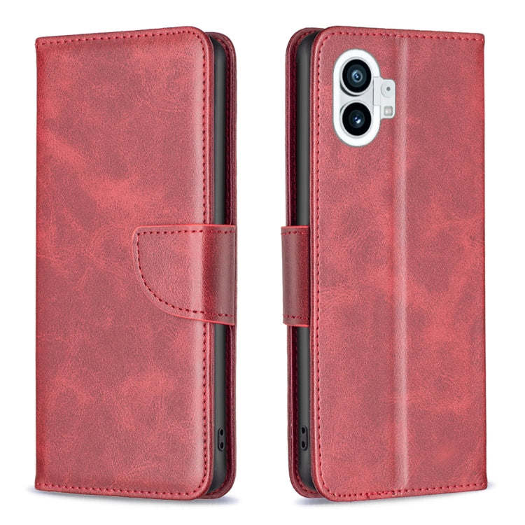 Custodia per telefono in pelle con trama in pelle di agnello, For Motorola Moto G42 4G, For Motorola Moto G62, For Nothing Phone 1, For OPPO A57 4G